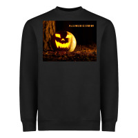 Black Halloween Is Coming Heavyweight Sweatshirt - Unal Design