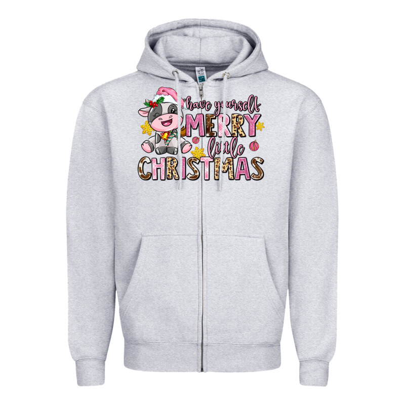 Have Yourself Merry Little Christmas Zipper Hoodie by AdoDesignShop | Teevron