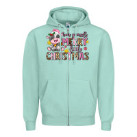 Seafoam have yourself merry little christmas Zipper Hoodie - AdoDesignShop