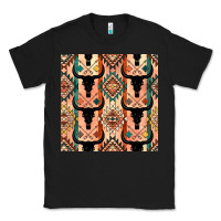 Black native american aztec seamless pattern 4 Classic Tee - BundleAndBundleShop
