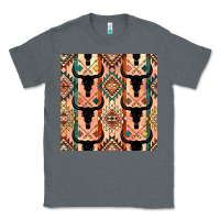 Charcoal Heather native american aztec seamless pattern 4 Classic Tee - BundleAndBundleShop