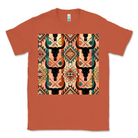 Copper native american aztec seamless pattern 4 Classic Tee - BundleAndBundleShop