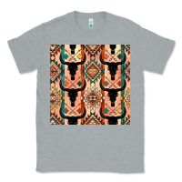 Heather Grey native american aztec seamless pattern 4 Classic Tee - BundleAndBundleShop