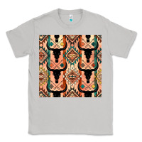 Moon Dust native american aztec seamless pattern 4 Classic Tee - BundleAndBundleShop