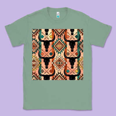 Native American Aztec Seamless Pattern 4 Classic Tee Designed By Bundleandbundleshop