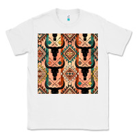 White native american aztec seamless pattern 4 Classic Tee - BundleAndBundleShop