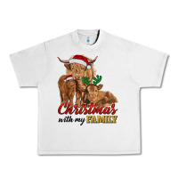 Lunar Rock christmas with my family highland cow cattle and calves Urban Heavy Tee - RanaPortraitStore