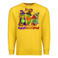 Lemon Happy Hallothanksmas Premium Sweatshirt - NancyCooperArtShop