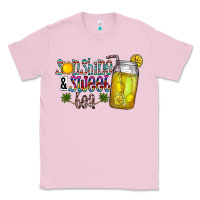 Bubblegum Pink sunshine & sweet tea Classic Tee - CowhideDigitalArt