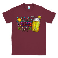 Burgundy sunshine & sweet tea Classic Tee - CowhideDigitalArt