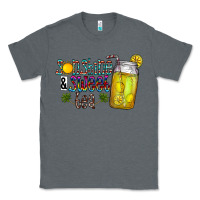 Charcoal Heather sunshine & sweet tea Classic Tee - CowhideDigitalArt