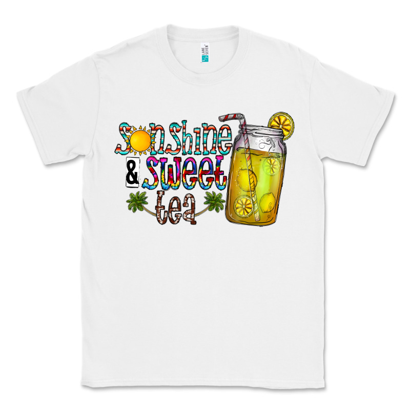 Sunshine & Sweet Tea Classic Tee by CowhideDigitalArt | Teevron