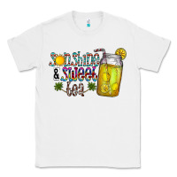 White sunshine & sweet tea Classic Tee - CowhideDigitalArt