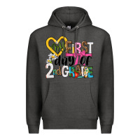 Charcoal Heather my first day of 2nd grade Premium Hoodie - NancyCooperArtShop