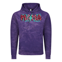 Cloud Purple lightning bolt mama Vintage Hoodie - MaliasSmallBusiness