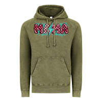 Vintage Olive lightning bolt mama Vintage Hoodie - MaliasSmallBusiness