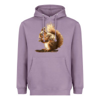 Lavender Squirrels Heavyweight Hoodie - LillyAllenDesigns