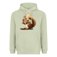 Matcha Squirrels Heavyweight Hoodie - LillyAllenDesigns