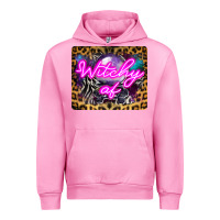 Fuchsia Pink Witchy Af Crystal Ball Urban Hoodie - LillyAllenDesigns
