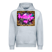 Heather Grey Witchy Af Crystal Ball Urban Hoodie - LillyAllenDesigns