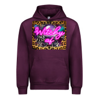 Mauve Wine Witchy Af Crystal Ball Urban Hoodie - LillyAllenDesigns