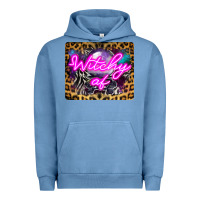 Pigment Pebble Blue Witchy Af Crystal Ball Urban Hoodie - LillyAllenDesigns