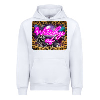 White Witchy Af Crystal Ball Urban Hoodie - LillyAllenDesigns