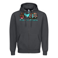 Smoke peace love camping Zipper Hoodie - JahusDesignShop