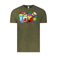 Vintage Olive school coffee cups Vintage Tee - Zillion Design Studio