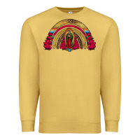 Antique Gold lady of guadalupe rainbow Premium Sweatshirt - Jasminsmagicworld