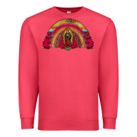 Cardinal lady of guadalupe rainbow Premium Sweatshirt - Jasminsmagicworld