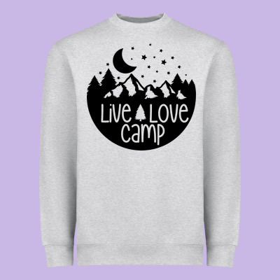 Heavyweight Sweatshirt Live Love Camp