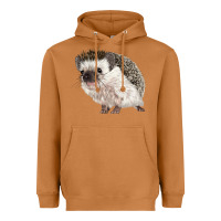 Meerkat Hedgehog Illustrations Heavyweight Hoodie - LillyAllenDesigns