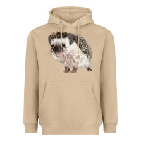 Mushroom Hedgehog Illustrations Heavyweight Hoodie - LillyAllenDesigns