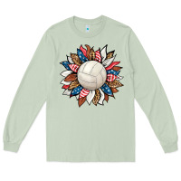 Matcha volleyball sunflower Long Sleeve Tee - HRA Design Shop