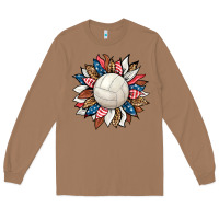 Toasted Coconut volleyball sunflower Long Sleeve Tee - HRA Design Shop