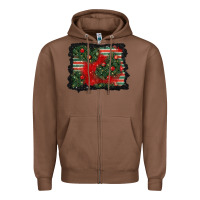 Chestnut christmas ornament background Zipper Hoodie - BundleAndBundleShop