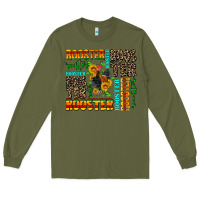 Army Green rooster Long Sleeve Tee - AdoDesignShop