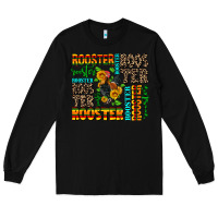 Black rooster Long Sleeve Tee - AdoDesignShop