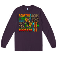 Plum rooster Long Sleeve Tee - AdoDesignShop
