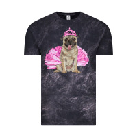 Cloud Black Balerina pug with tutu Vintage Tee - RanaPortraitStore