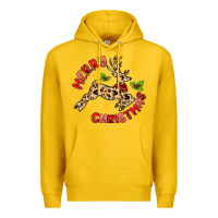 Lemon merry christmas deer Premium Hoodie - MaliasSmallBusiness