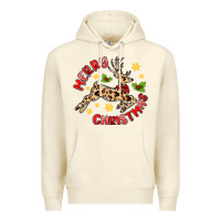 Sandshell merry christmas deer Premium Hoodie - MaliasSmallBusiness