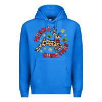 True Royal merry christmas deer Premium Hoodie - MaliasSmallBusiness