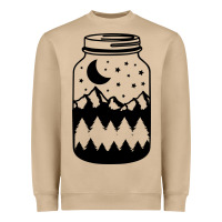 Mushroom View jar Heavyweight Sweatshirt - Unal Design