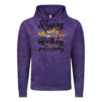 Cloud Purple stepping into my birthday with god s grace and mer Vintage Hoodie - MaliasSmallBusiness