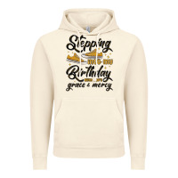 Vintage Artic stepping into my birthday with god s grace and mer Vintage Hoodie - MaliasSmallBusiness
