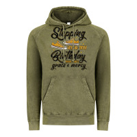 Vintage Olive stepping into my birthday with god s grace and mer Vintage Hoodie - MaliasSmallBusiness