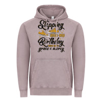 Vintage Zinc stepping into my birthday with god s grace and mer Vintage Hoodie - MaliasSmallBusiness