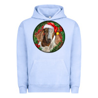 Pigment Grape Ice Boer Goat Christmas Urban Hoodie - LillyAllenDesigns